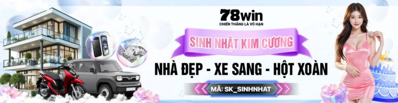Các loại hình khuyến mãi đa dạng tại 78be